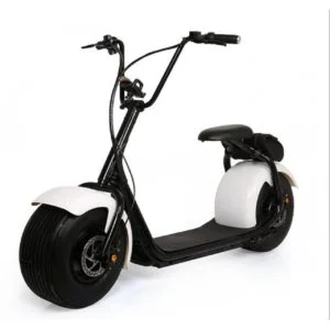 Двуместен електрически скутер Харли 1000W, Бяло